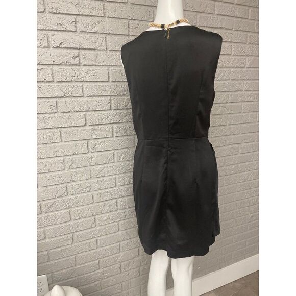 Twenty One Black Sleeveless Pleated Dress Size L - Picture 5 of 8